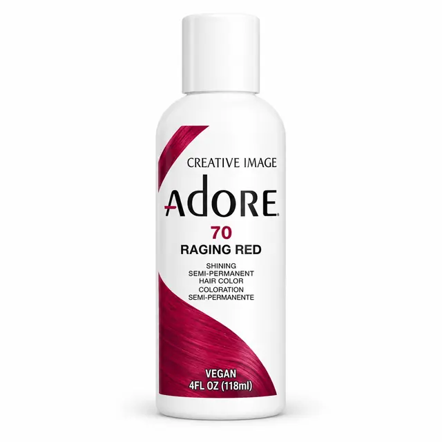 Adore Semi Permanent Hair Color 70 – Raging Red 118ml