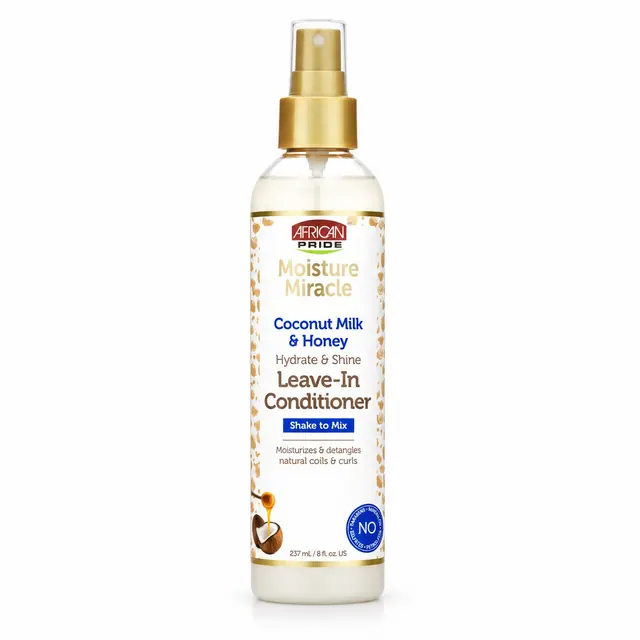 African Pride Moisture Miracle Coconut Milk & Honey Hydrate & Shine Leave-In Conditioner 237 ml