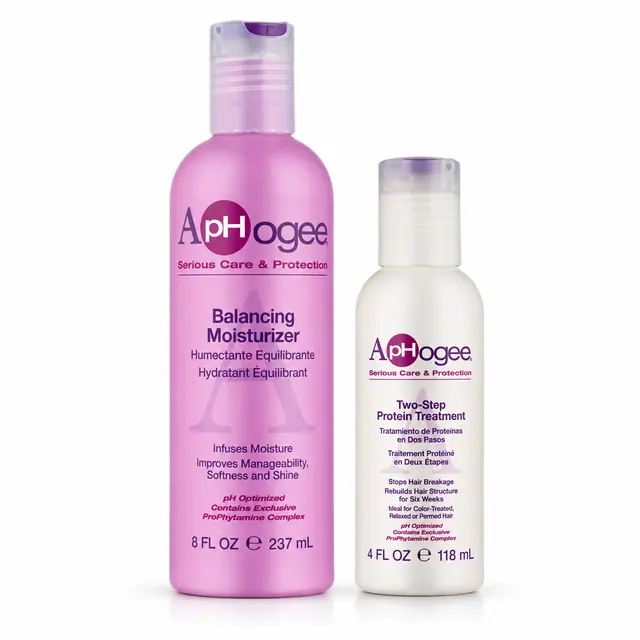 ApHogee Balancing Moisturizer en Two Step Protein Treatment Kit
