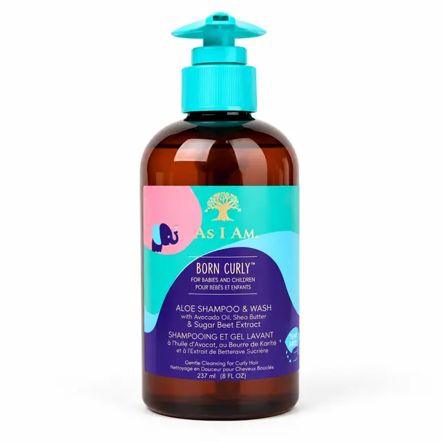 As I Am Born Curly Aloe Shampoo & Wash 237ml