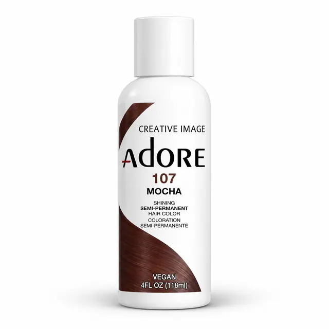 Adore Semi Permanent Hair Color 107 – Mocha 118ml