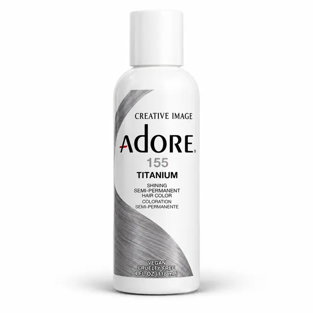 Adore Semi Permanent Hair Color 155 – Titanium 118ml