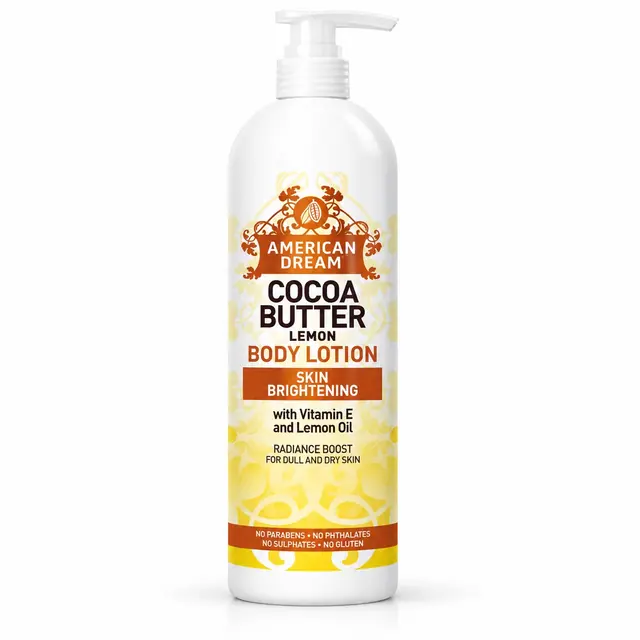 American Dream Cocoa Butter Lemon Body Lotion Vitamin E & Lemon Oil 750ml