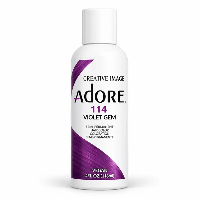 Adore Semi Permanent Hair Color 114 – Violet Gem 118ml