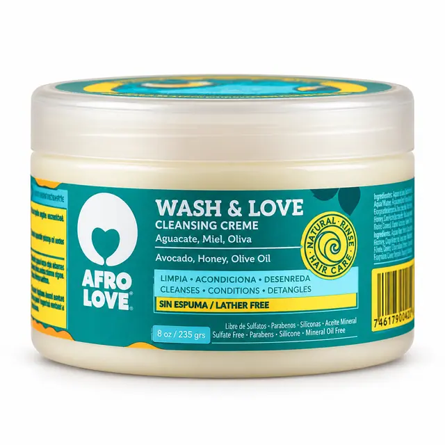 Afro Love Wash & Love Cleansing Creme 8 oz