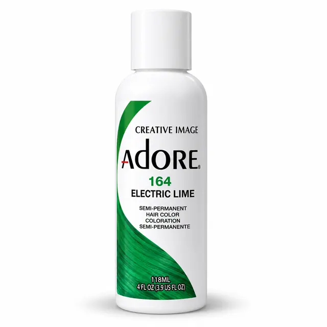 Adore Semi Permanent Hair Color 164 – Electric Lime 118ml