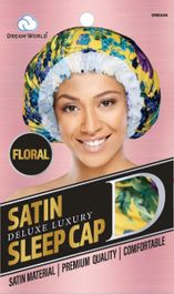 Dream Fashion Color Satin Sleep Cap