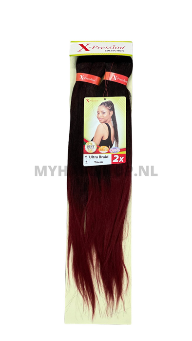 X-Pression Pre-Stretched Braid 2X 46 Inches #T1B/BG