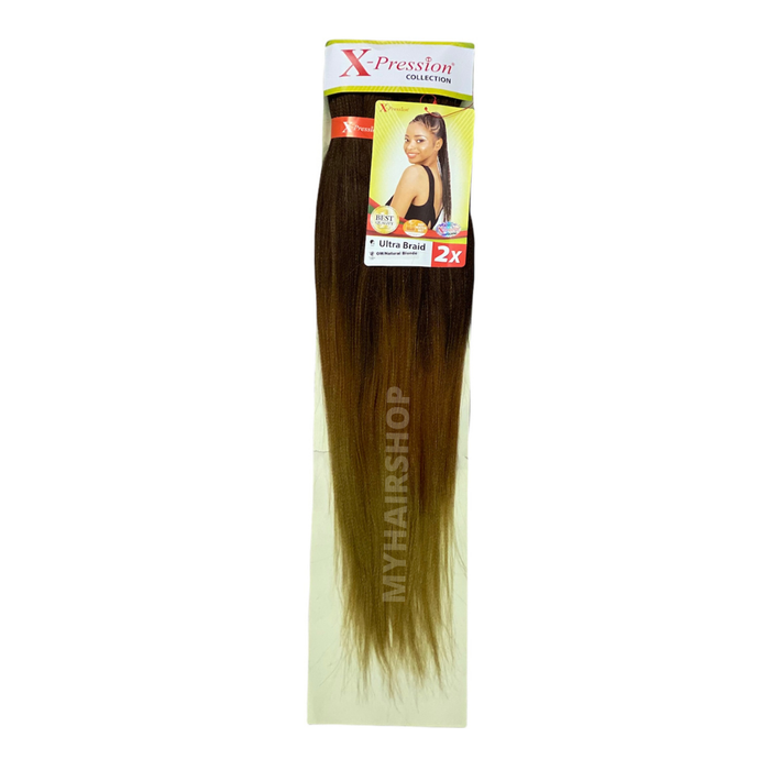 X-Pression Pre-Stretched Braid Om-Natural Blonde