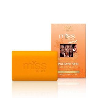 Fair and White Miss White Carrot Exfoliating Soap Tonic Scrub 200g