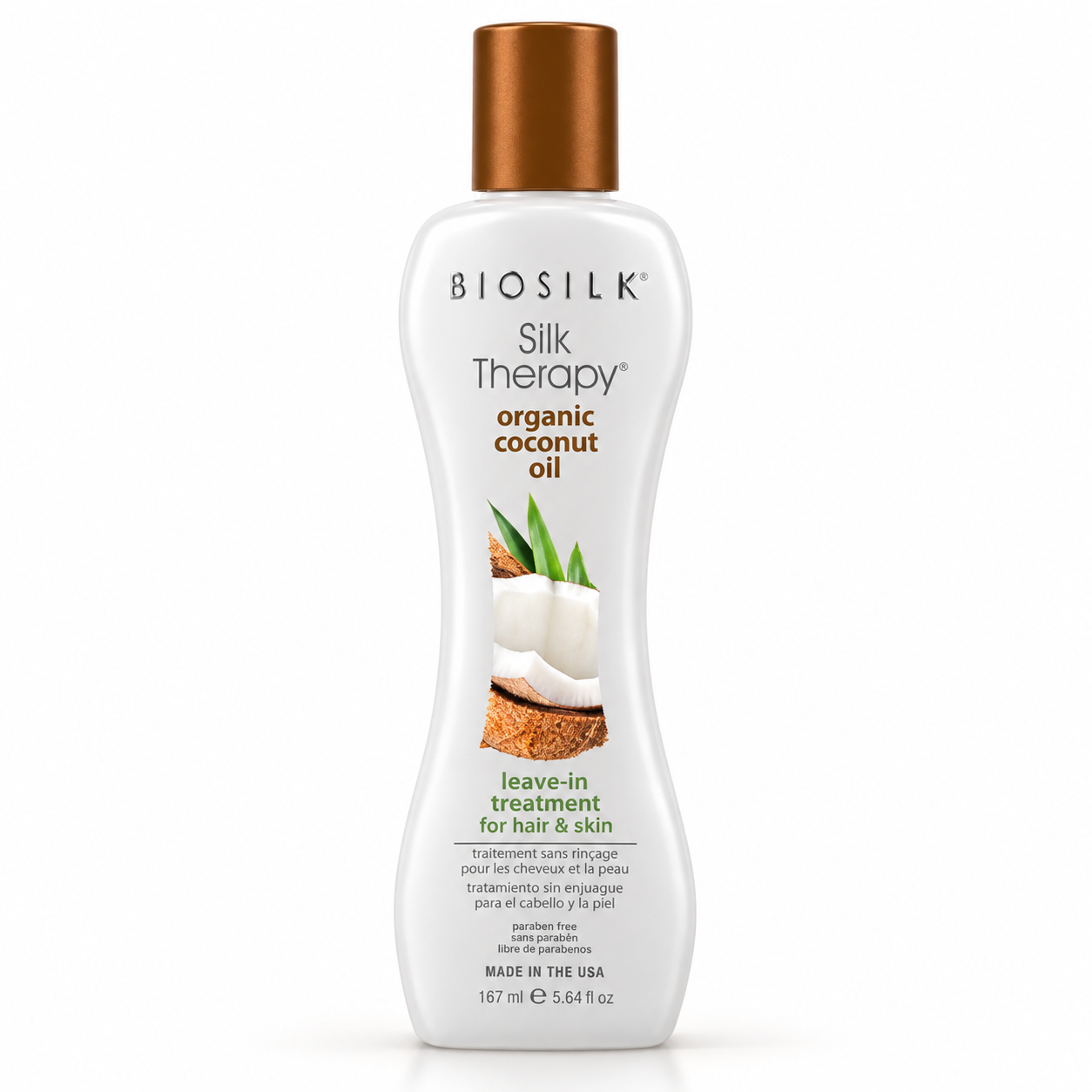 Biosilk Silk Therapy Organic Coconut Oil Leave-In Treatment 167ml
