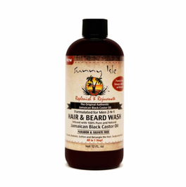 Sunny Isle Jamaican Black Castor Oil 2-In-1 Hair & Beard Wash 355 ml