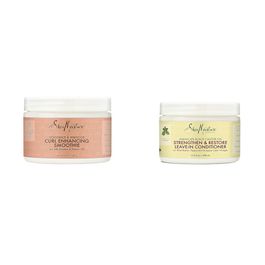 Shea Moisture Coconut Smoothie & Jamaican Black Leave In Conditioner Set