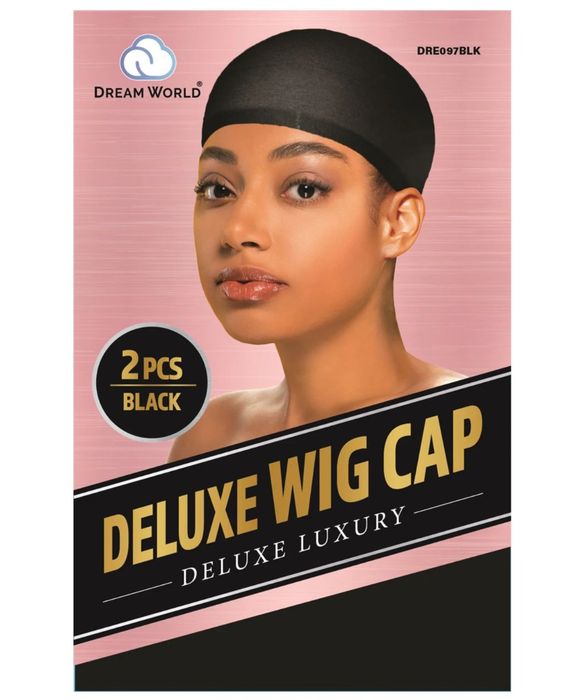 Dream Delux Wig Cap 2 stuks Zwart
