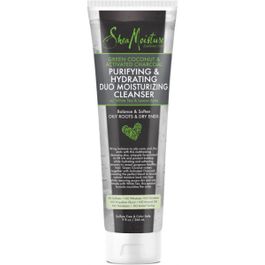 Shea Moisture - Green Coconut & Activated purifying & hydrating duo moisturizing cleanser 9floz
