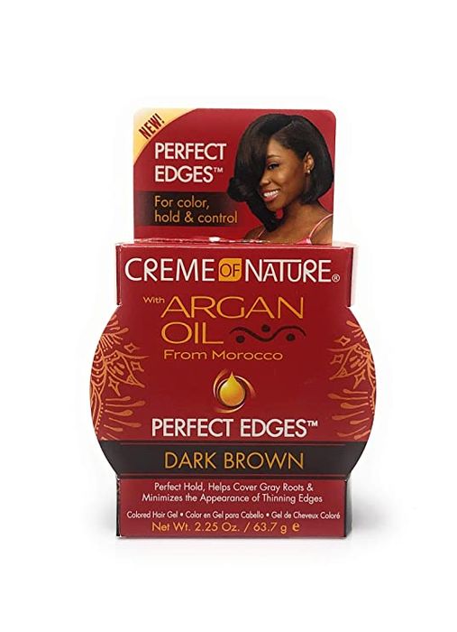 Creme of Nature Argan Oil Perfect Edges Dark Brown 2.25oz