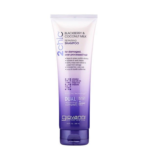 Giovanni 2chic - Repairing Shampoo with Blackberry & Coconut Milk 250 ml