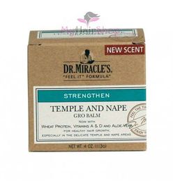 Dr. Miracle's Temple And Nape Gro Balm - Regular - 113 g