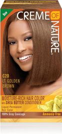 Creme of Nature Moisture-Rich Hair Color Kit C20 Light Golden Brown