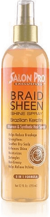 Salon Pro Braid Sheen Brazilian Keratin 355ml
