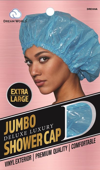 Dream World Jumbo Deluxe Luxury Shower Cap Extra Large - Assorted