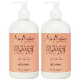 SheaMoisture Coconut and Hibiscus Curl & Shine Conditioner 2 Stuk