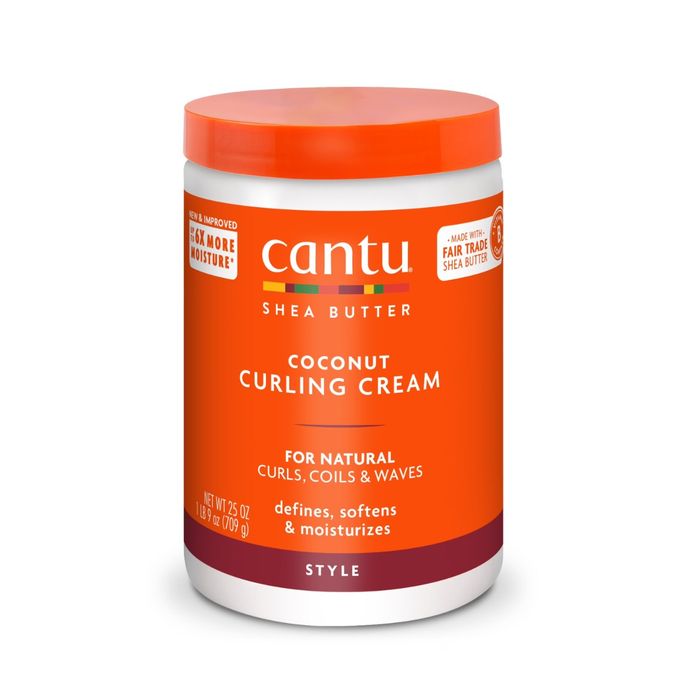Cantu Natural Hair Coconut Curling Cream Salon Size 709 gr