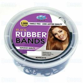 Dream World Rubber Bands 1000CT Black