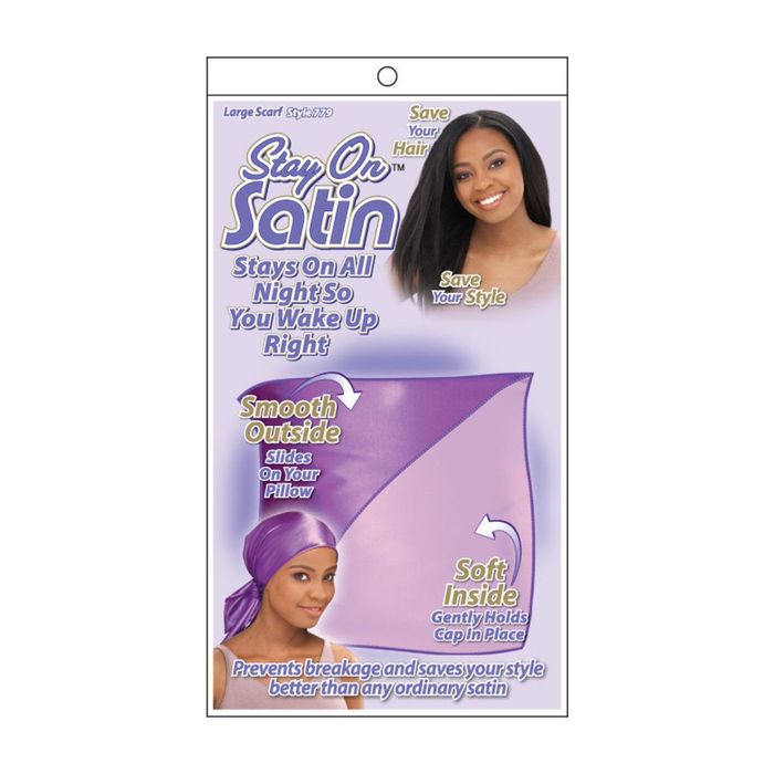 Stay On Satin Scarf Large 779