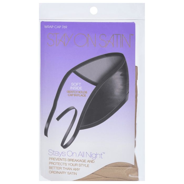 Stay On Satin Style 769 Wrap Cap, Assorted Colors