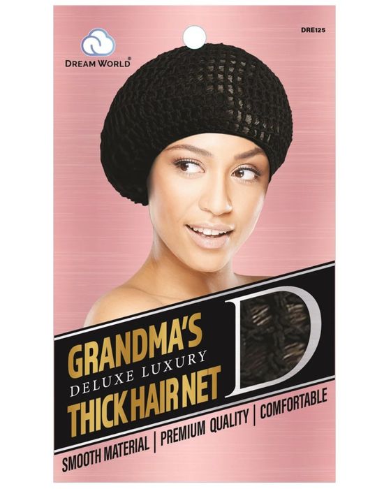 Dream World W-Thick Fair Net Grandma Black