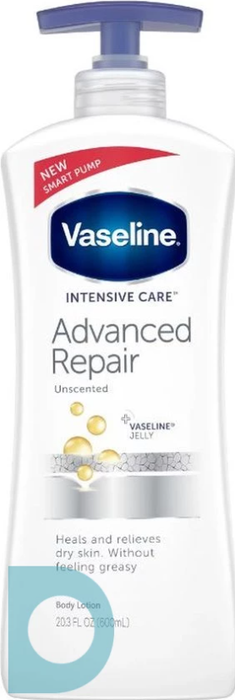 Vaseline Advance Repair Moisture Lotion - Unscented 600ml