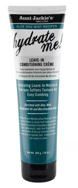 Aunt Jackie's Aloe and Mint Hydrate Me! Leave-in Conditioning Crème 10oz