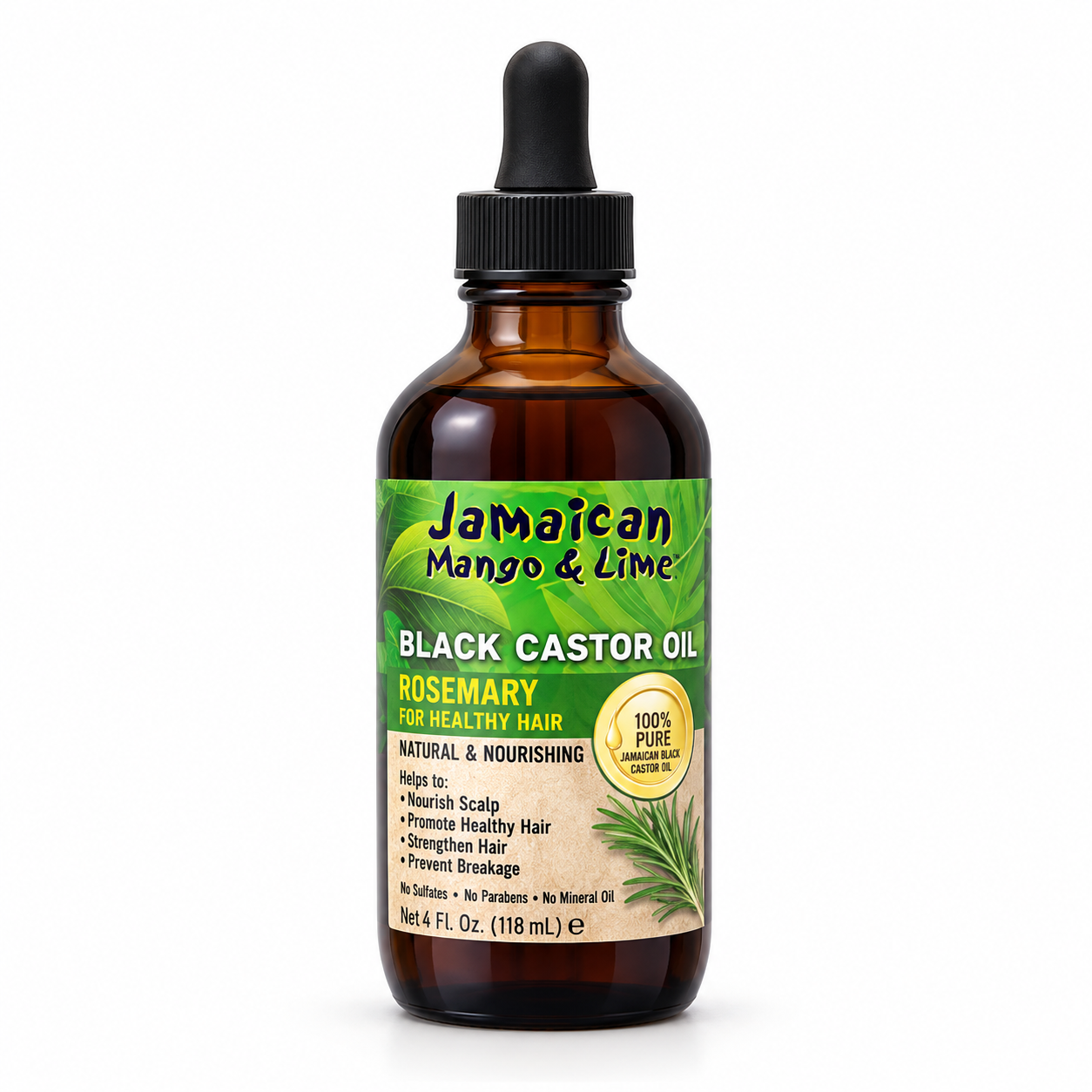 Jamaican Mango & Lime Jamaican Black Castor Oil - Rosemary 118 ml