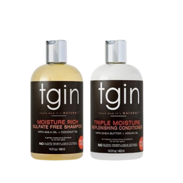 TGIN Moisture Rich Shampoo & Triple Moisture Replenishing Conditioner Set