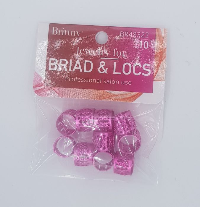 BRITTANY JEWELRY FOR BRAID & LOCS PINK