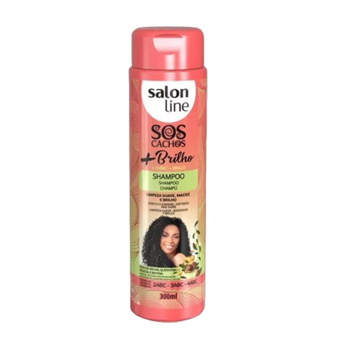 Salon Line Curls Shine + Brilho Shampoo 300ml