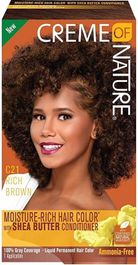Creme of Nature Moisture-Rich Hair Color Kit C21 Rich Brown