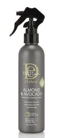 Design Essentials Almond & Avocado Twist & Setting Lotion 8oz
