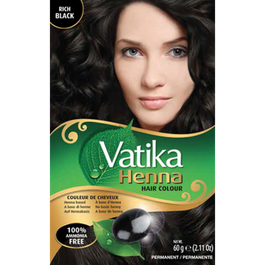 Dabur Vatika Henna Hair Color 6x10 gr - Rich Black