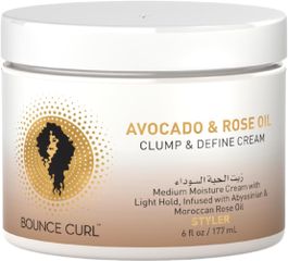 Bounce Curl Avocado & Rose Oil Clump and Define Cream 6 FL OZ / 117 ML