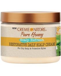 Creme of Nature Pure Honey Scalp Refresh Restorative Daily Scalp Cream 4.7oz
