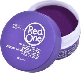 Red One Aqua Hair Gel Wax Violetta 150ml
