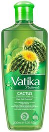 Dabur Vatika Naturals Cactus Enriched Hair Oil - Hair Fall Control - 200 ml