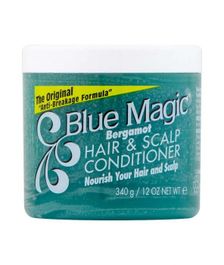Blue Magic Bergamot Hair & Scalp Conditioner - Green 340 g